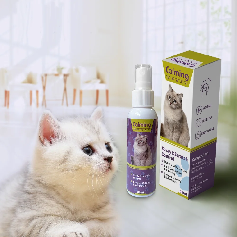

Cat calming spray Emotion Soothing Relieves Stress Felomon Soothing spray Liquid Cat Anti stress Pheromone spray