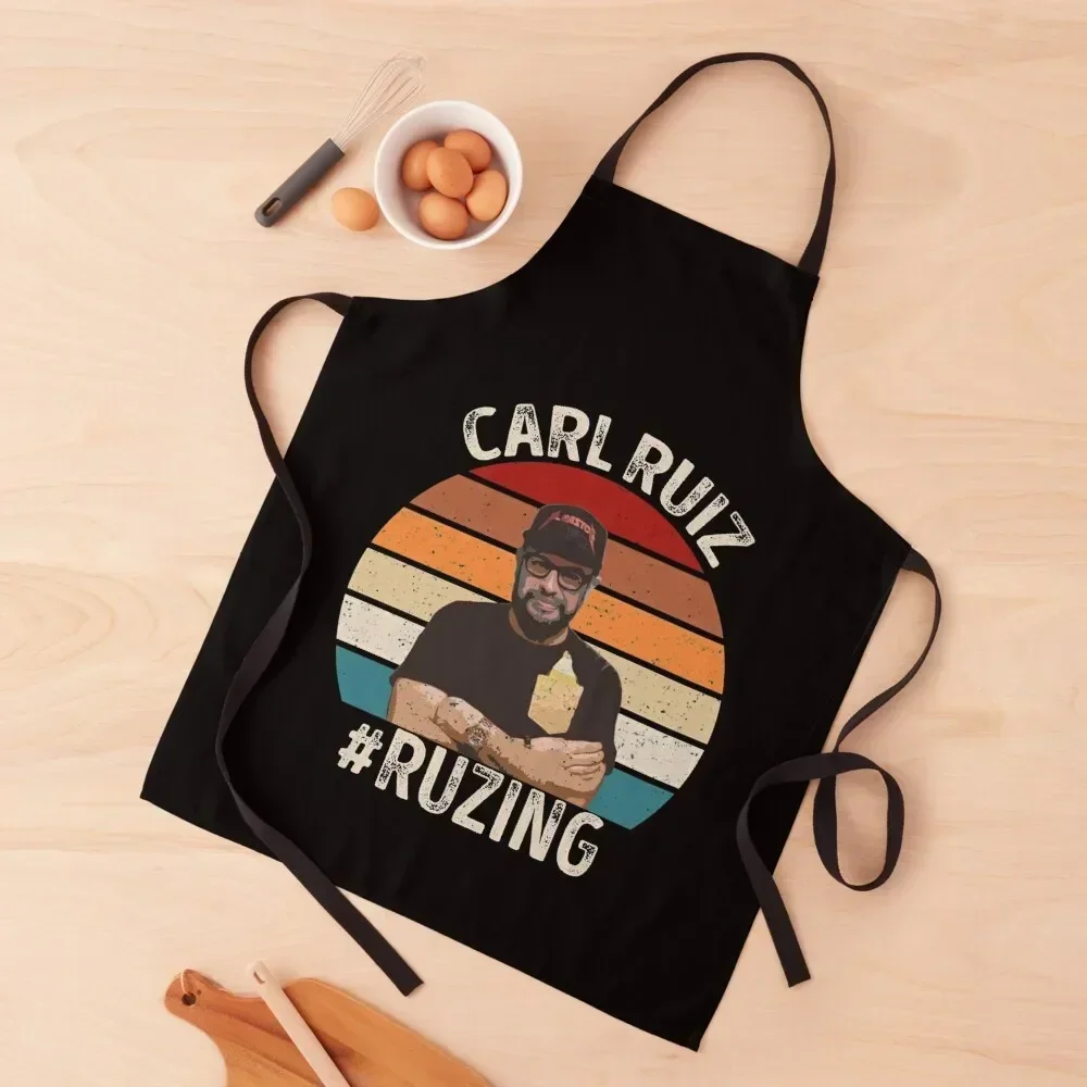 

#Ruizing Carl Ruiz Apron For Women household woman Chef Uniform For Men kitchen utensil Apron