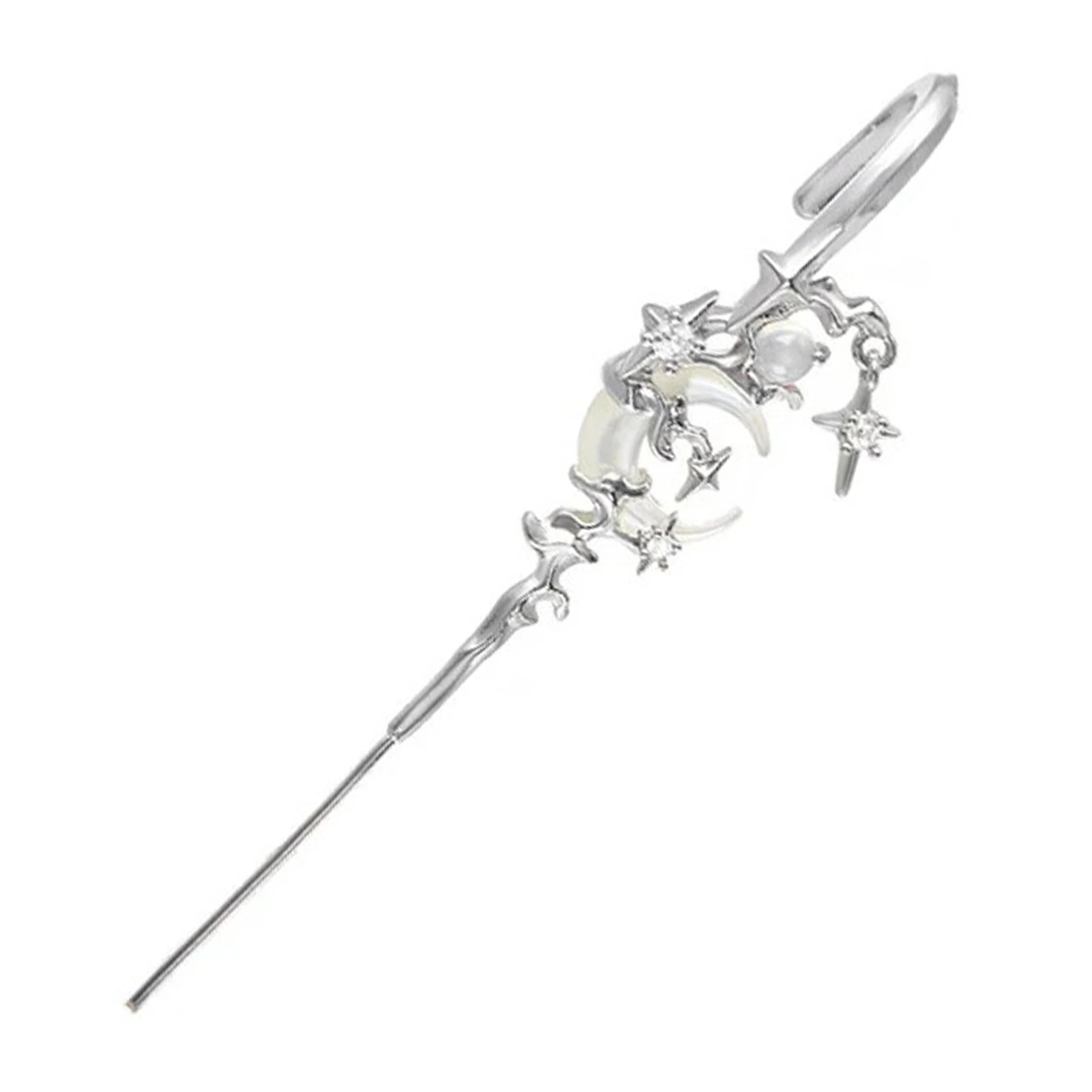 Women's Delicate Moon Ear Hook Piercing Earrings, Charming Gift