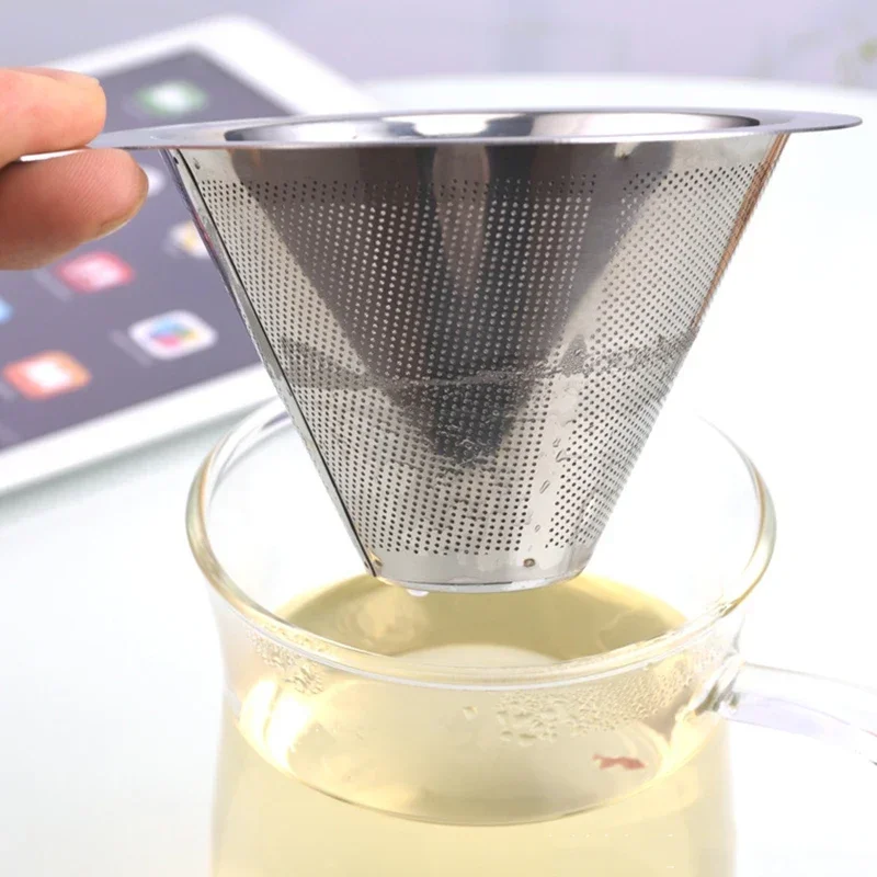 Stainless Steel Mesh Tea Infuser Cup Strainer Leaf Filter Strainer Diffuser