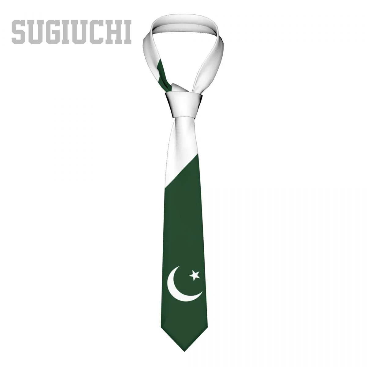 

Pakistan Flag Emblem Men Women Neck Ties Casual Plaid Tie Suits Slim Wedding Party Business Necktie Gravatas