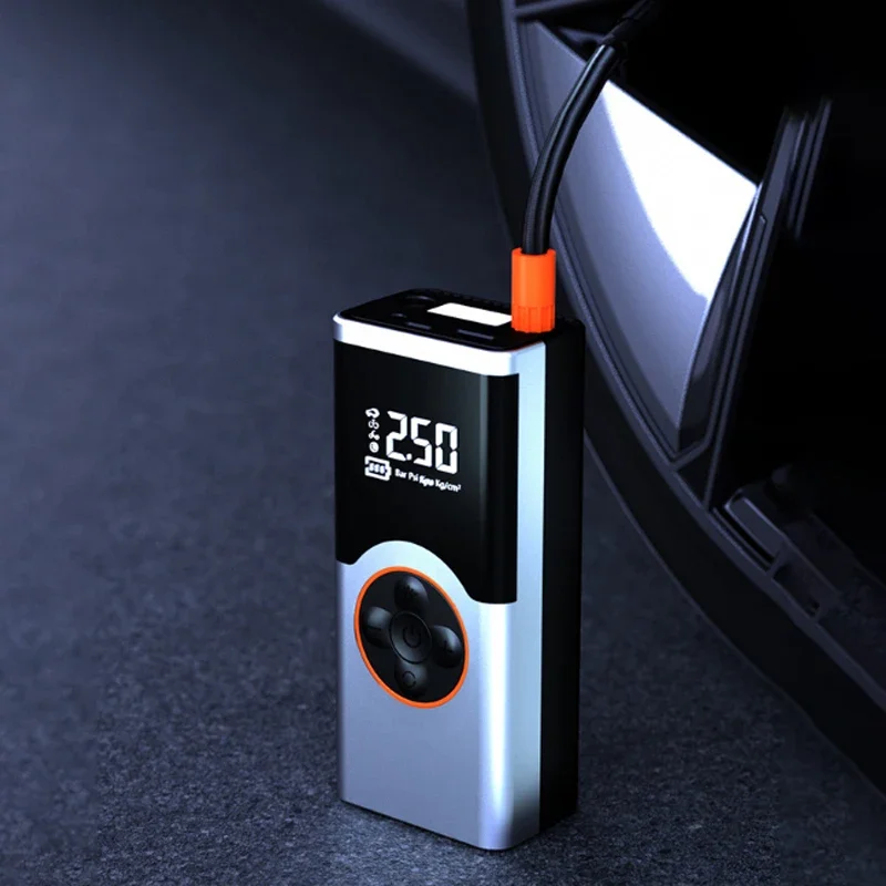 

4 in 1 Mini Portable Battery Cordless Tires Rechargeable Wireless Car Air Pump Compressor for Car Digital Tire Tyre Inflators