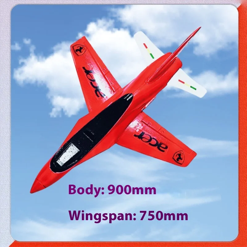 Qlq Rc Plane Epo Undead Elf 64mm Tunnel Plane Viper V9 Adult Assembled Remote Controlled Fighter Model Fixed Wing Toy Gift