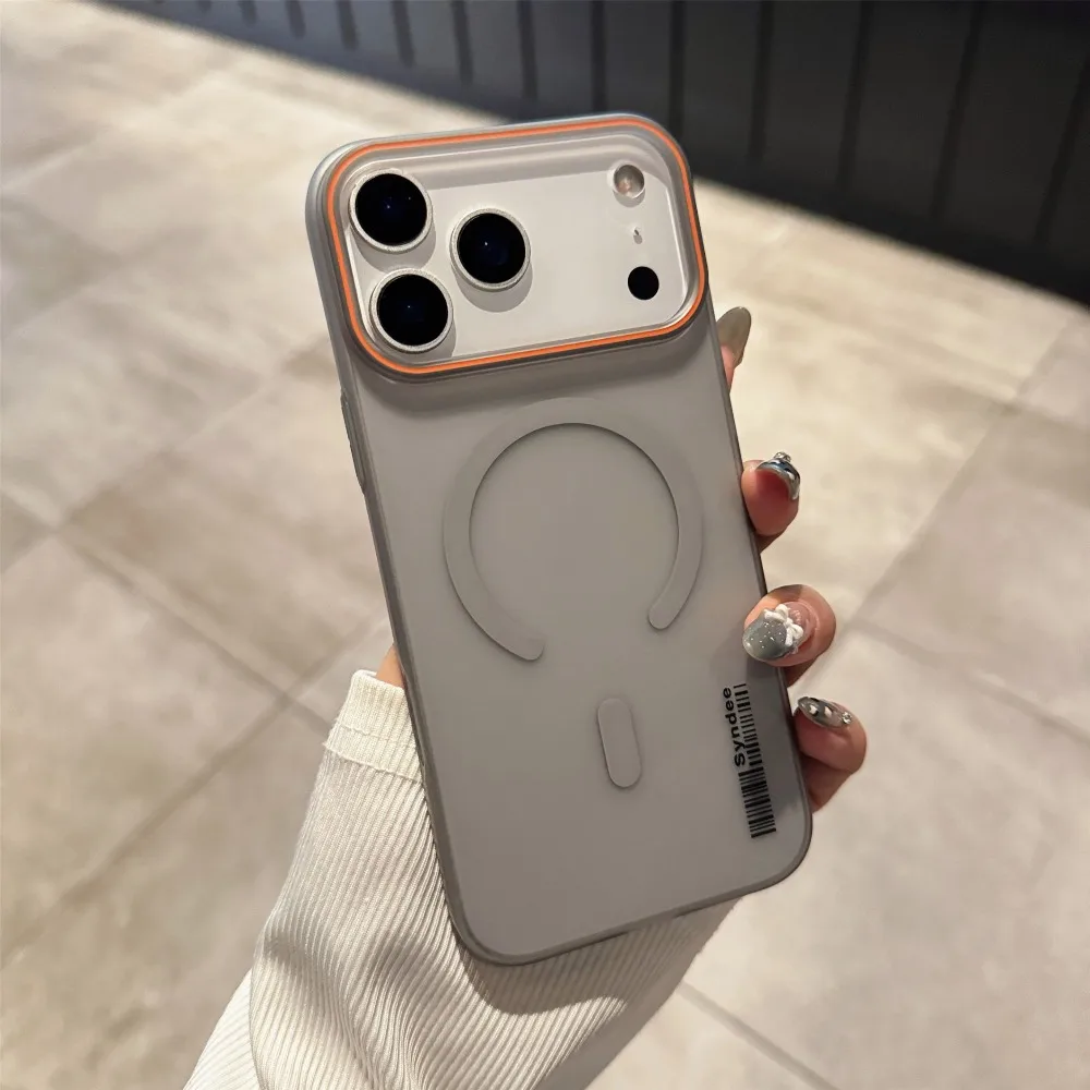 # 2026/caso para iphone 17 air 16 15 14 13 12 11 pro max plus escudo rígido magnético magsafe oficial fosco transparente