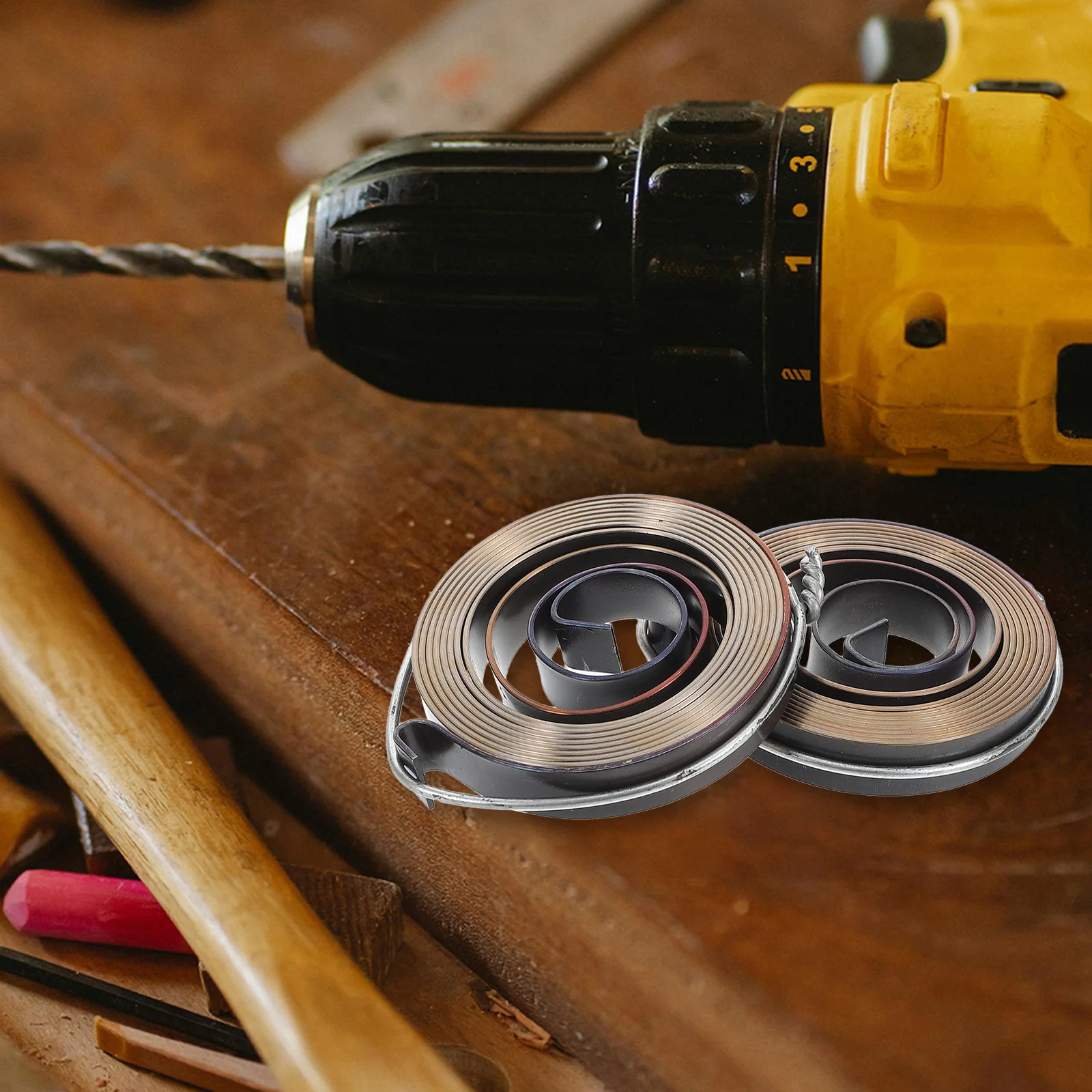 

2Pcs Spring Drill Press Milling Machine Coil Torsional Springs Feed Return Stainless Steel Precision Metal Spring Assembly