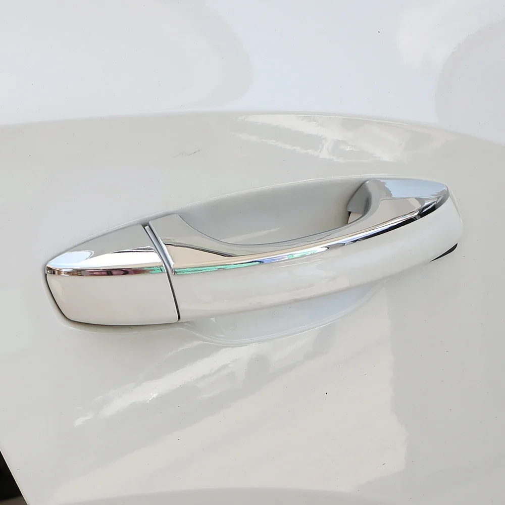 سيارة الخارجي غطاء مقبض الباب ل Volkswagen VW Troc T-roc 2017-2023 8 قطعة لاصقة تزيين الكسوة اكسسوارات التصميم