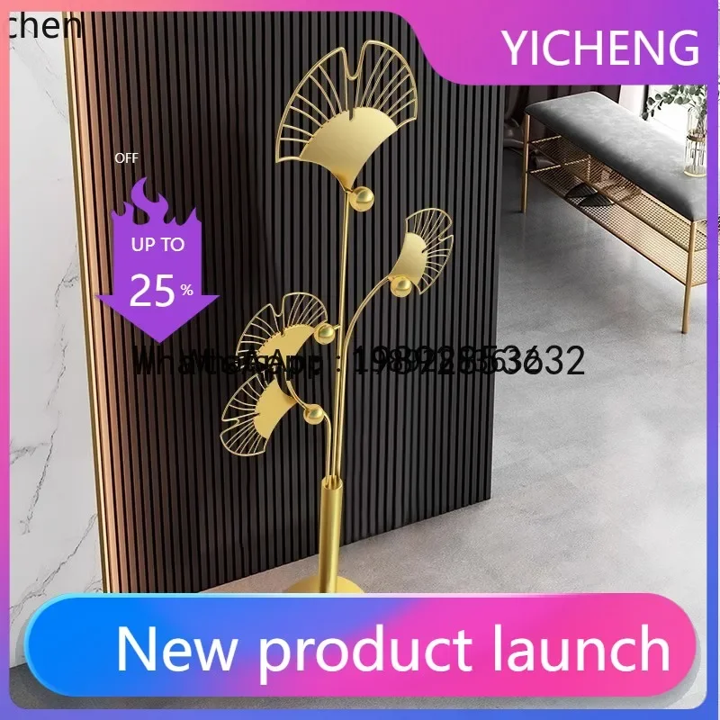 Xlight luxury metal coat rack floor-to-ceiling bedroom hanger living room vertical hanger simple household storage