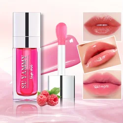 Hydrating Lip Glow Oil, Moisturizing Transparent Plumping Lip Gloss, Tinted for Lip Care and Dry Lip,Ideal Gift For Mother's Day