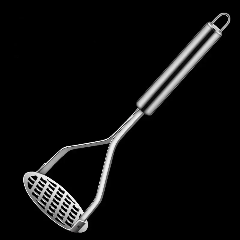 Stainless Steel Potato Masher Pumpkin Garlic Vegetable Fruit Easy Mud Press Grinder Children Food Crusher Kitchen Accessories image 4