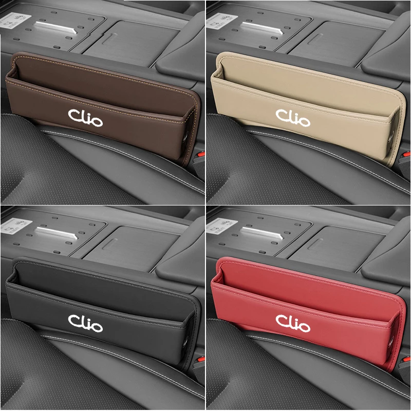 Car Seat Gap Organizer Console Crevice Filler Side Storage Box For Renault Clio 2 3 4 5 6 MK2 MK3 MK4 Sport Scenic Accessories view 3