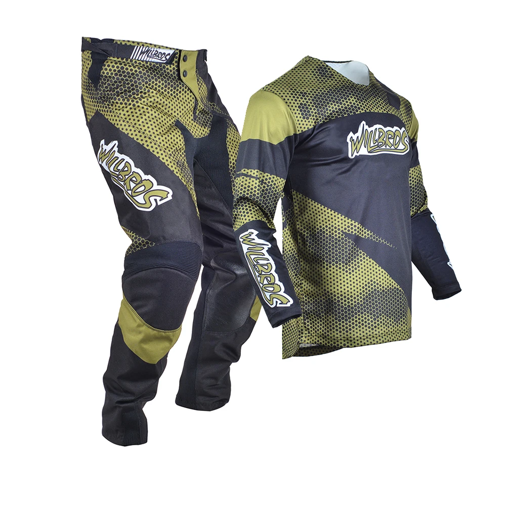 Willbros Jersey and Pants Set Offroad Racing MX Motocross Dirt Bike Downhill MTB DH SX UTV Enduro Riding Gear Combo