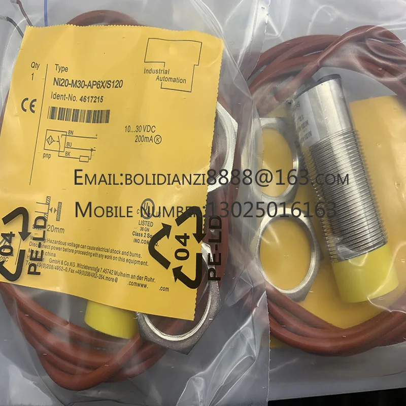 

New proximity switch sensor NI20-M30-AP6X/S120 AN6X One year warranty In stock
