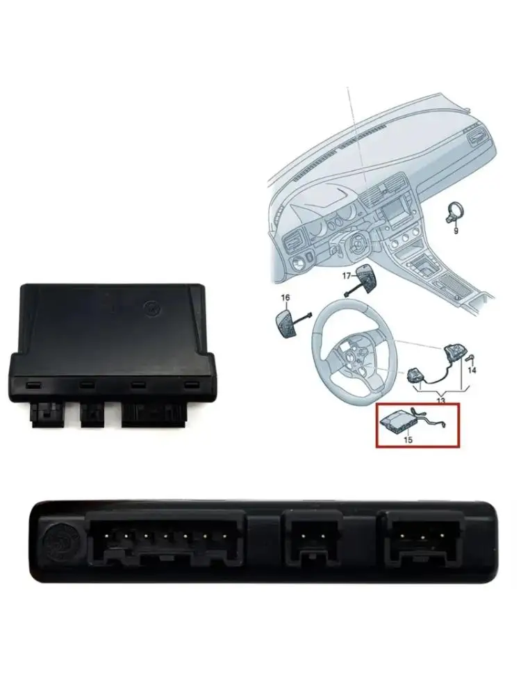 Stuurwielveiligheidsmodule 5H0959542 Mvoor nauwkeurige handpositiedetectie - afbeelding 2