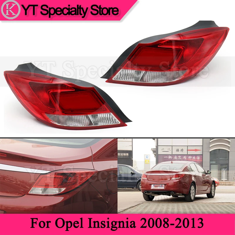 

Kamshing 1pair Rear Bumper Taillight For Opel Insignia 2008-2013 Taillamp Rear Brake Light Stop Light Tail Lamp