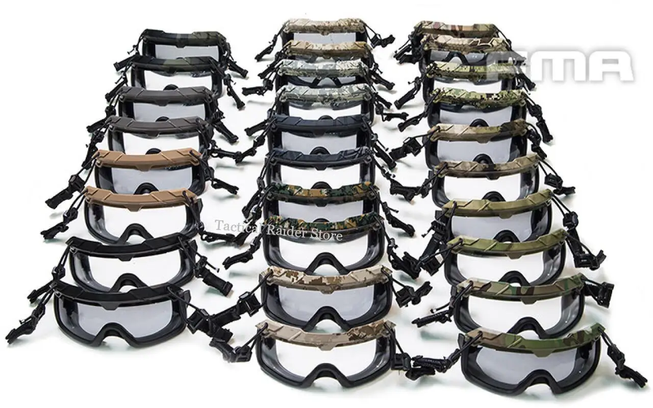 FMA Gafas tácticas antivaho tipo split para casco con lentes - imagen 3
