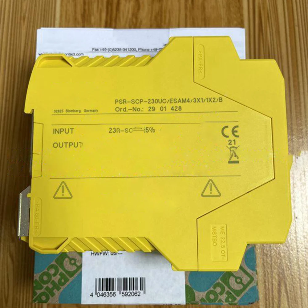 New for Phoenix Contact PSR-SCP-230UC/ESAM4/3X1/1X2/B 2901428 Safety Relay Module in Box