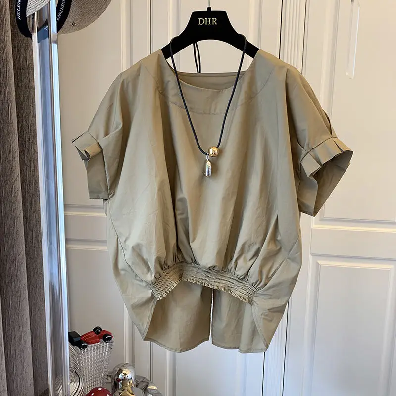Frauen Kleidung Sommer Dünne Hemd Neue Ankunft Trendy Lose Fit Chiffon Bluse Casual Top Mode Weibliche Kleidung Heißer Stil