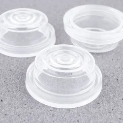 4pcs Clear Pump Silicone Pump Flanges for Comfortable and Efficient Pumping