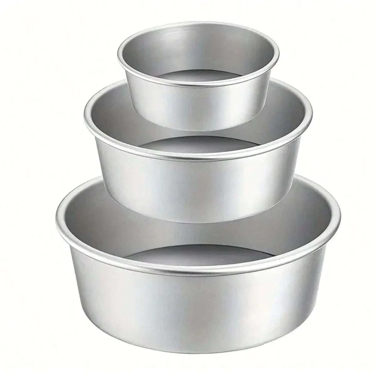 

4/6/8 Inch Birthday Cake Mold, Aluminum Alloy Active Bottom Cake Mold, Home Baking Tray Mold, Baking Utensils Cake Tools