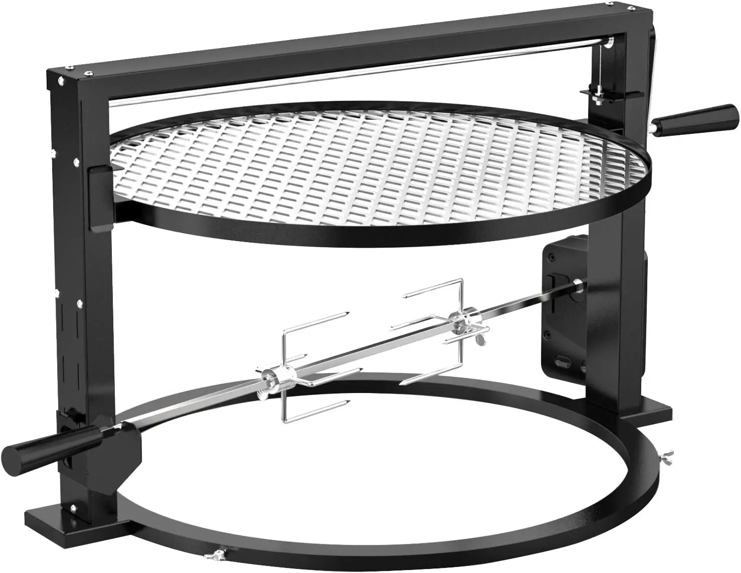 Système de rôtissoire de gril de style, fixation de grille de cuisson réglable pour grilles de bouilloire Weber de 22 pouces, brevet mondial · nouveau