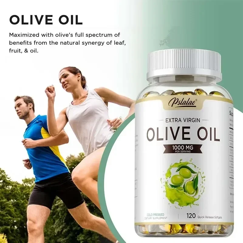 كبسولات زيت الزيتون 1000 ملغ - مضادة للشيخوخة، تقلل التجاعيد، وتعزز الطاقة الخلوية، وتحسين المناعة، لصحة الدماغ والقلب #5