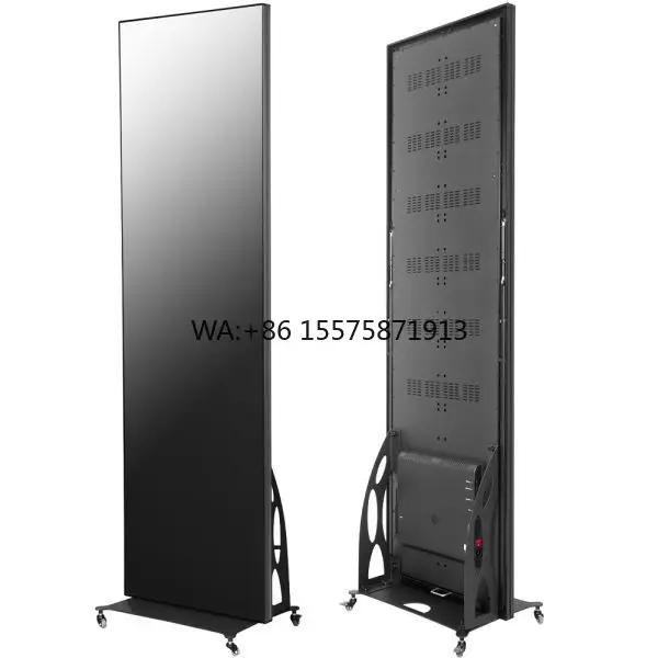 P1.25 Indoor Full Color LED Poster Screen 640*1920mm Floor Standing LED Display
