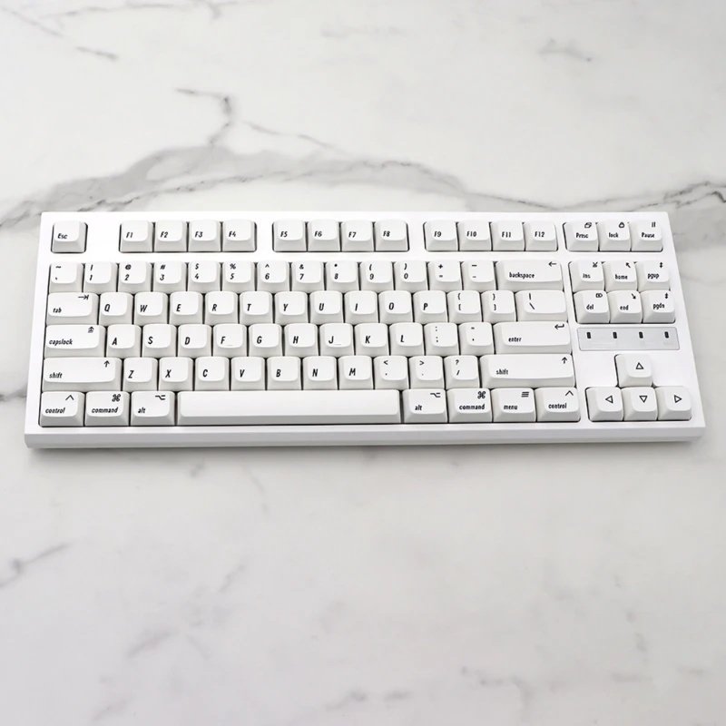 144Keys Keycaps XDA For MAC-White Keycap Set for English/Japanese/Russian/Korean Drop Shipping