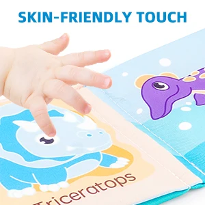 Babybücher, Spielzeug, Babybücher 0–6 Monate, Touch and Feel Cloth Crinkle SoftBooks, Spielzeug für Kleinkinder von 0–3–6–12–18 Monaten
