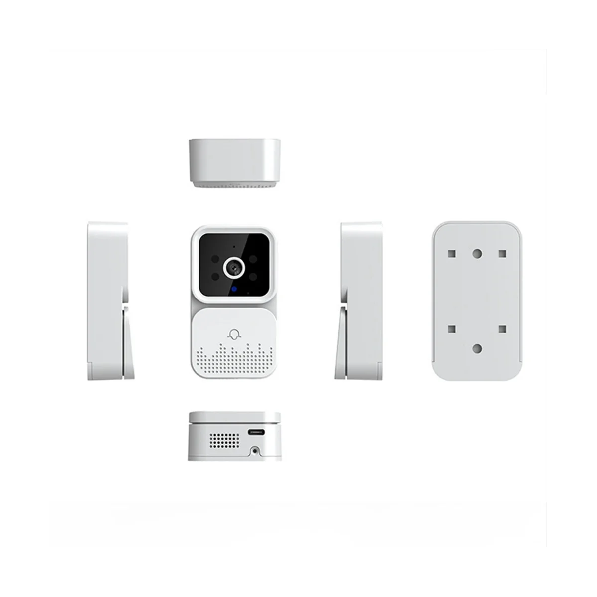 M6 Smart Visual Türklingel Zwei-Wege-Audio Türklingel Infrarot HD Nachtsicht Remote Intercom Türklingel für die Sicherheit zu Hause