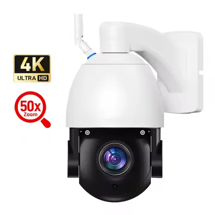 ICSEE 5MP IP Camera 50X Zoom WiFi Video Veillance Camera CCTV Cam AI Human Detect Outdoor Security PTZ Camera IP66 Waterproof