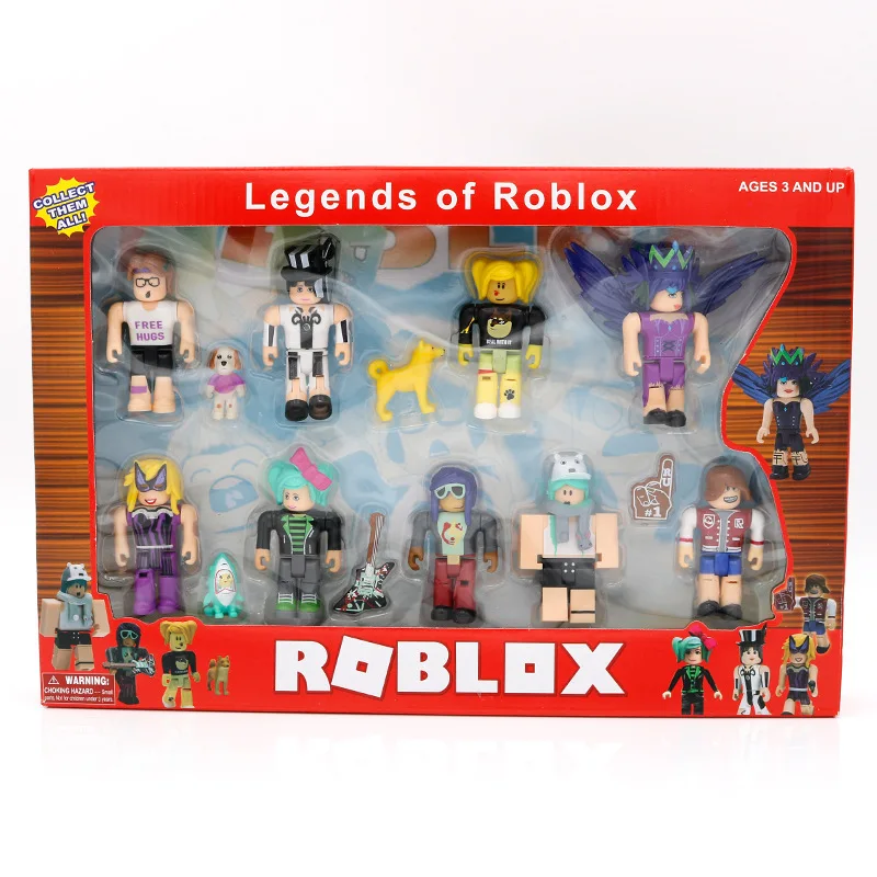 Roblox 게임 게임 주변 가상 세계 입상 모델 장식, 어린이 장난감, 팬 수집 선물, 9 개