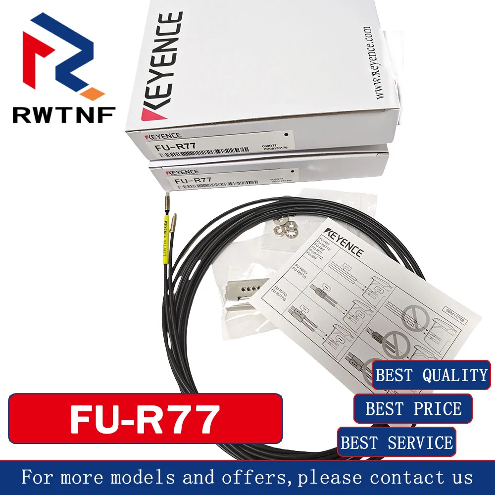 

Brand New Genuine FU-R77 KEYENCE Transparent fiber optic sensor 100% original，warehouse stock