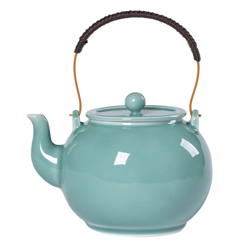 

Yjq teapot large capacity kung fu tea set ceramic beam pot filter cool teapot