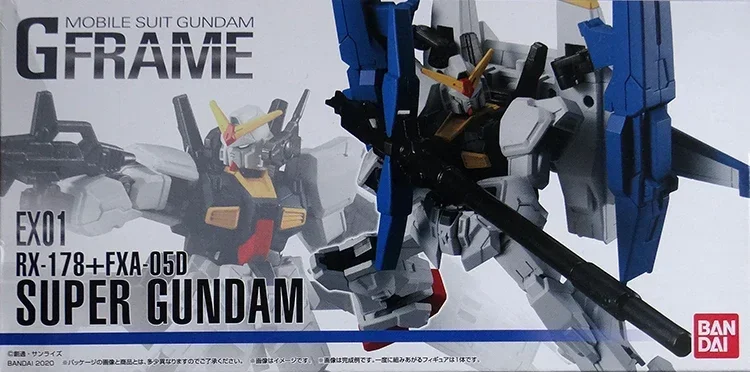 الأصلي بانداي 46486 تجميعها لعبة مجسمة Gundam G-FRAME EX01 سوبر جاندام أنيمي ألعاب شخصيات الحركة الحلي هدايا للأطفال