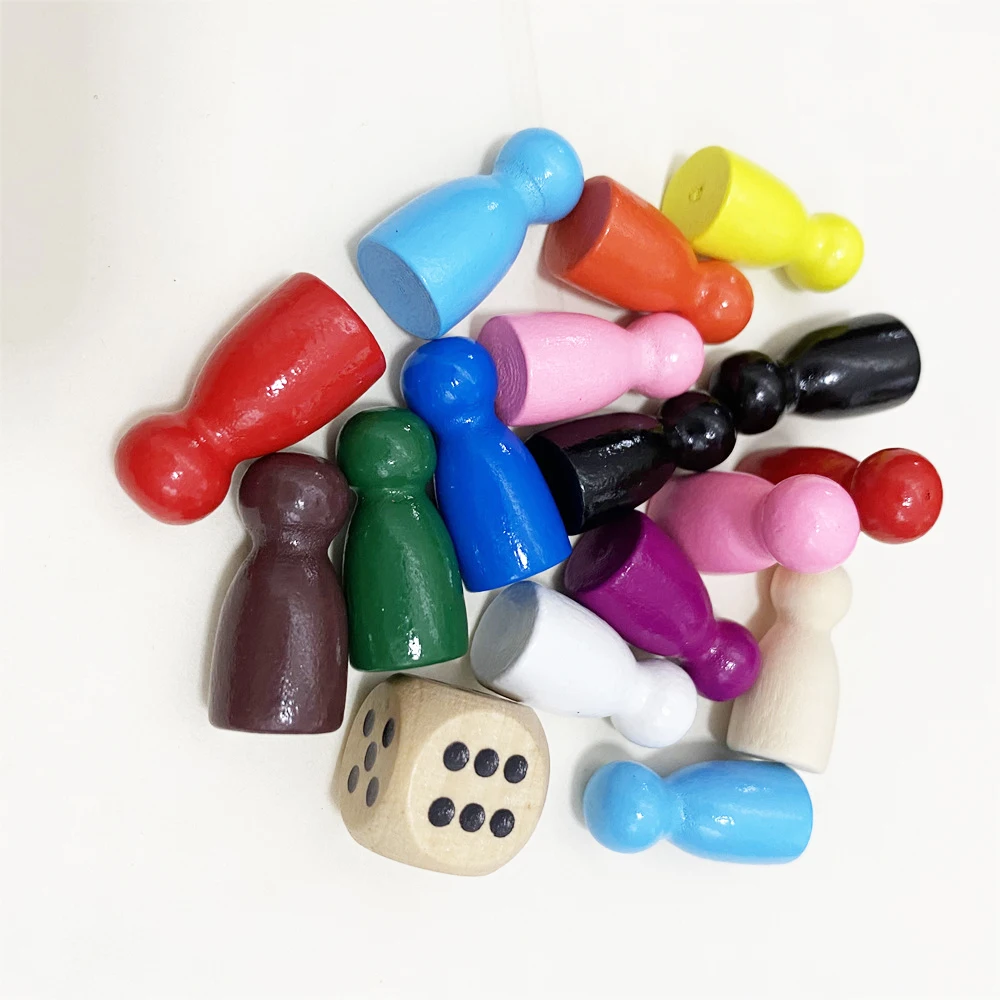 

16 шт. гуманоидная деревянная игра-головоломка, деревянная настольная игра, шахматные фигуры, шашки, летающие шахматы