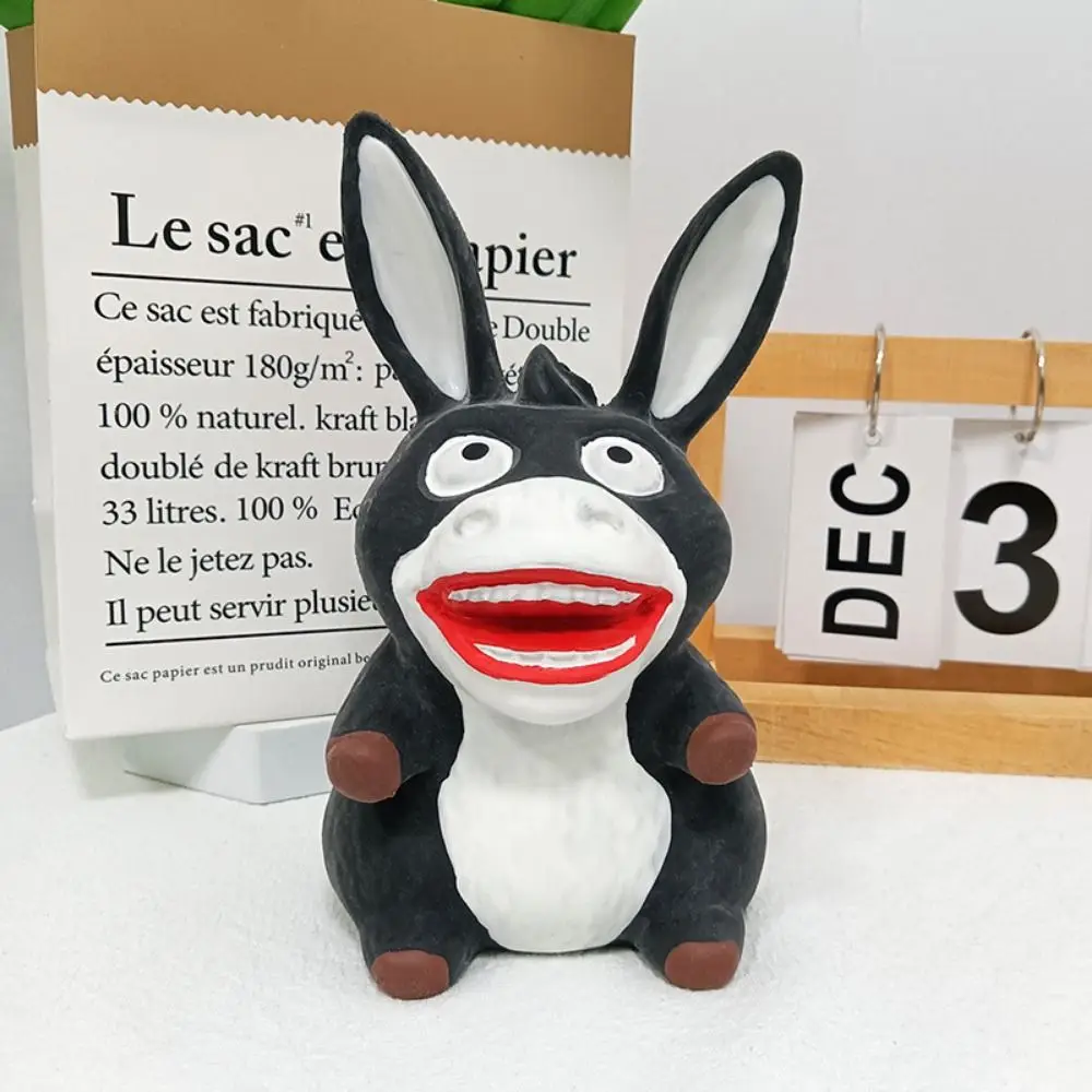 Zabawka antystresowa dla dzieci - niezniszczalny osiołek do ściskania, silikonowa, miękka, wolno rosnąca, w kształcie osła.