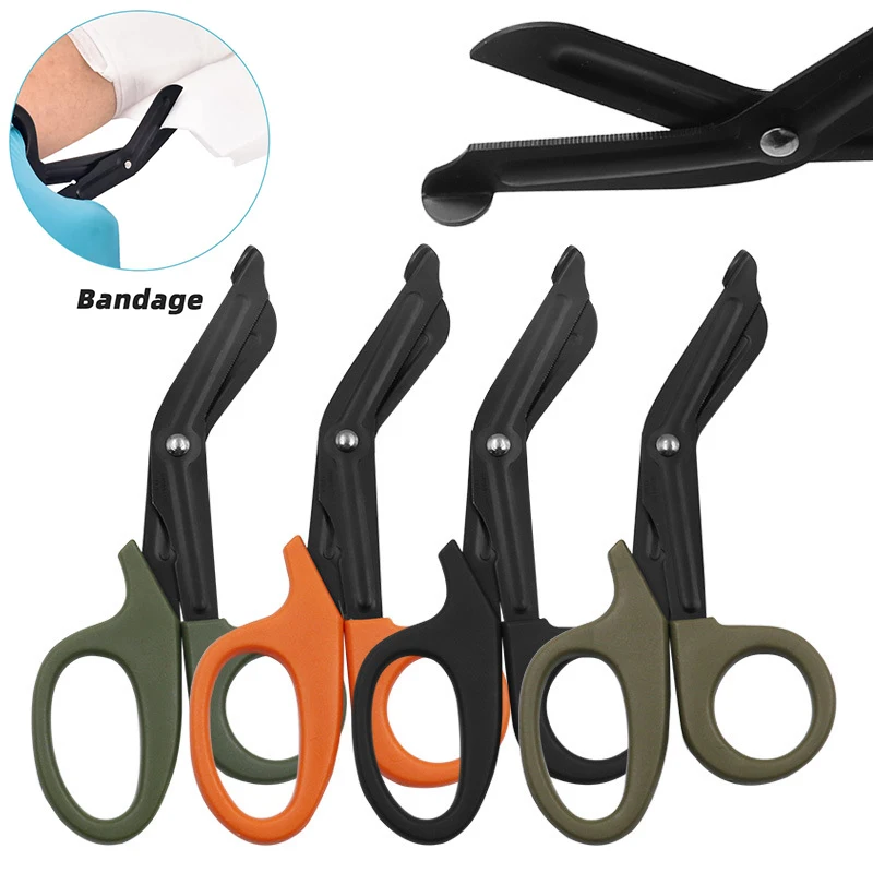 SenNan Thickening Paramedic Medical Rescue Scissor Trauma Gauze Emergency First Aid Shear Outdoor Nurse Utility Camp Hand Tool