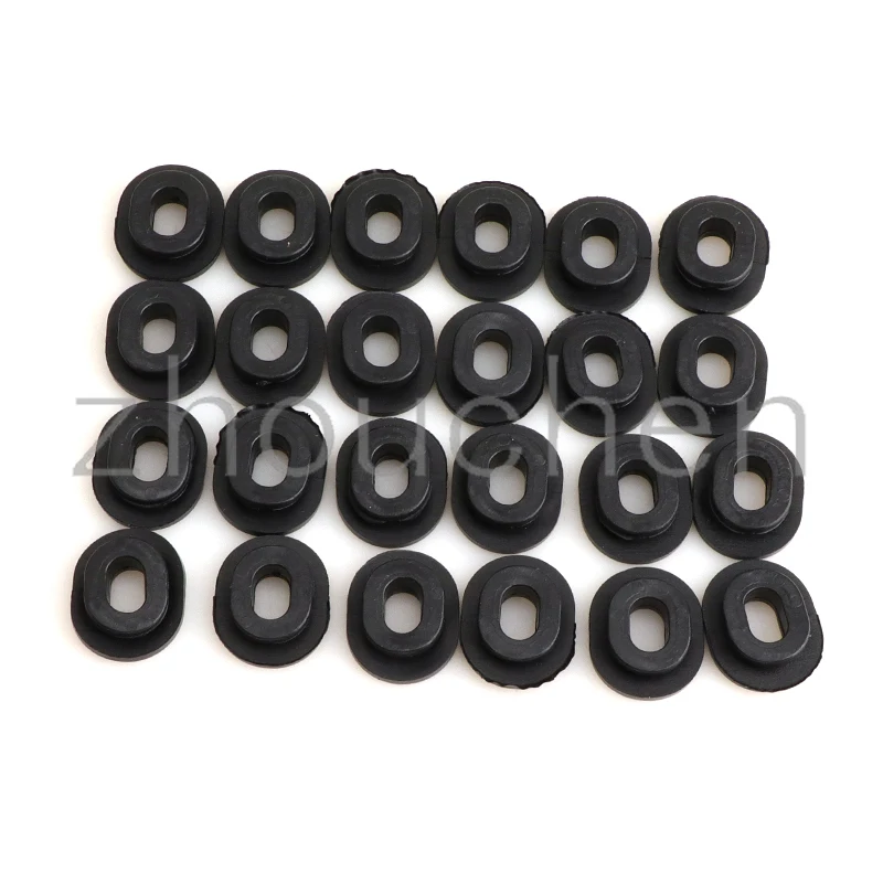 24Pcs Rubber Side Cover Grommets Motorcycle Fairings Set for Honda CB100 CL XL 100 CG125 CB125S CB125T CB TL 125 CD125