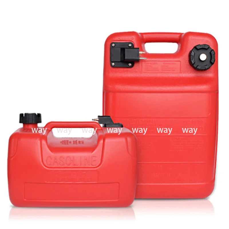 1PC 12L /24L Boat Yacht Engine Marine Outboard Fuel Tank Oil Box Container Portable Red Plastic Anti static For Yum Yamaha