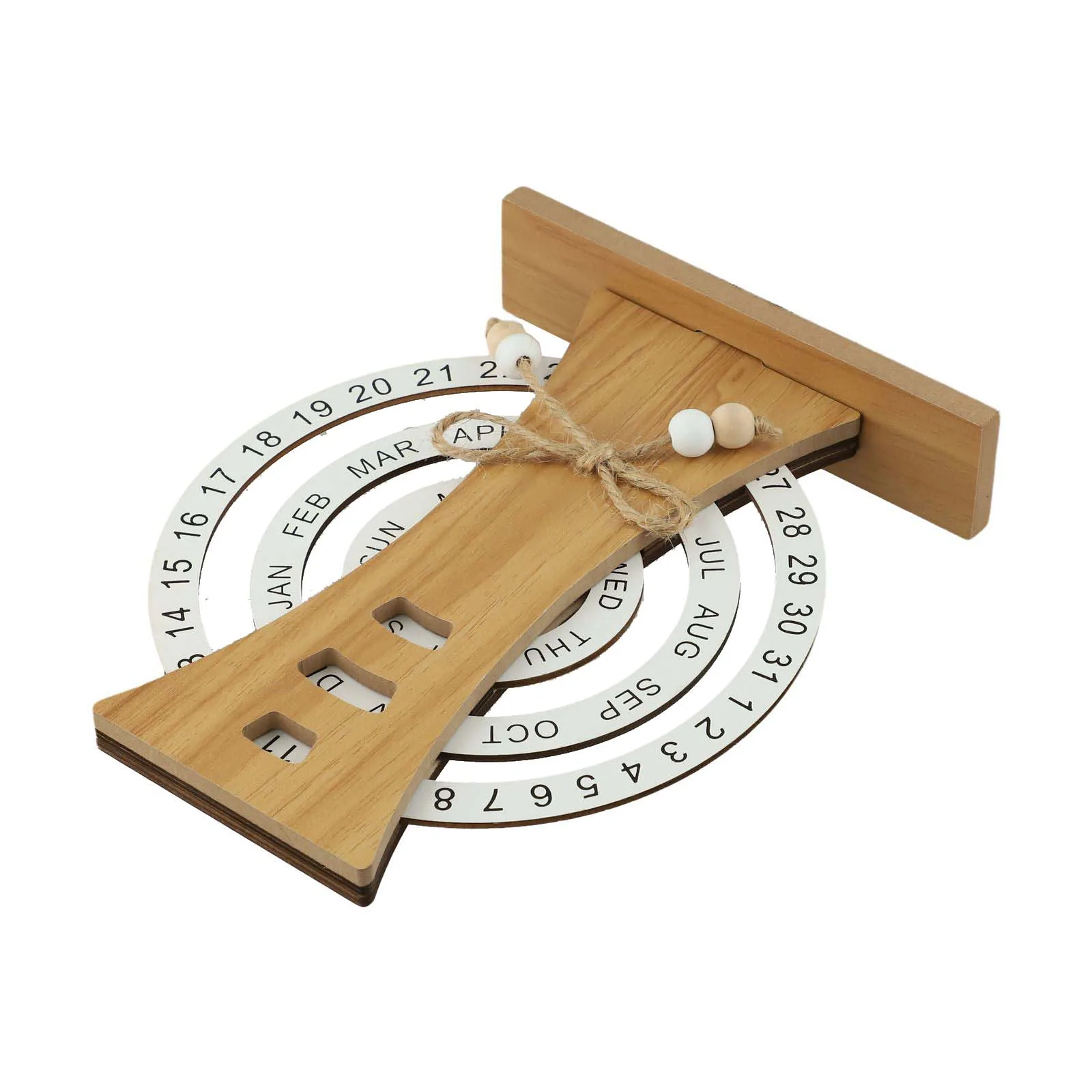 ديكور مستدام، تقويم خشبي للمكتب، ديكور جمالي ساحر، تفاعل عملي #5