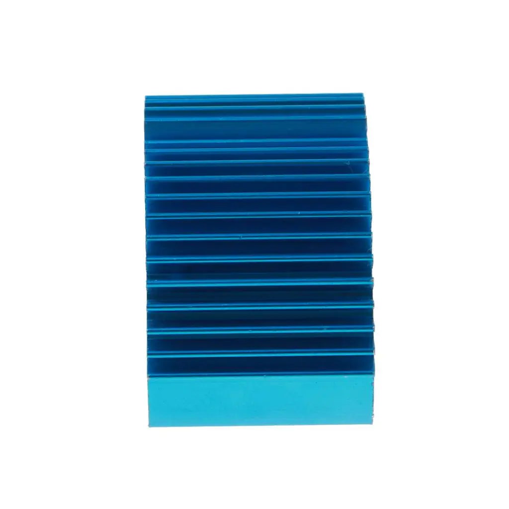 High Quality Metal Motor Heatsink Blue RC Car Spare Parts for Wltoys 12428 540 550 Racing Car Upgrade Part