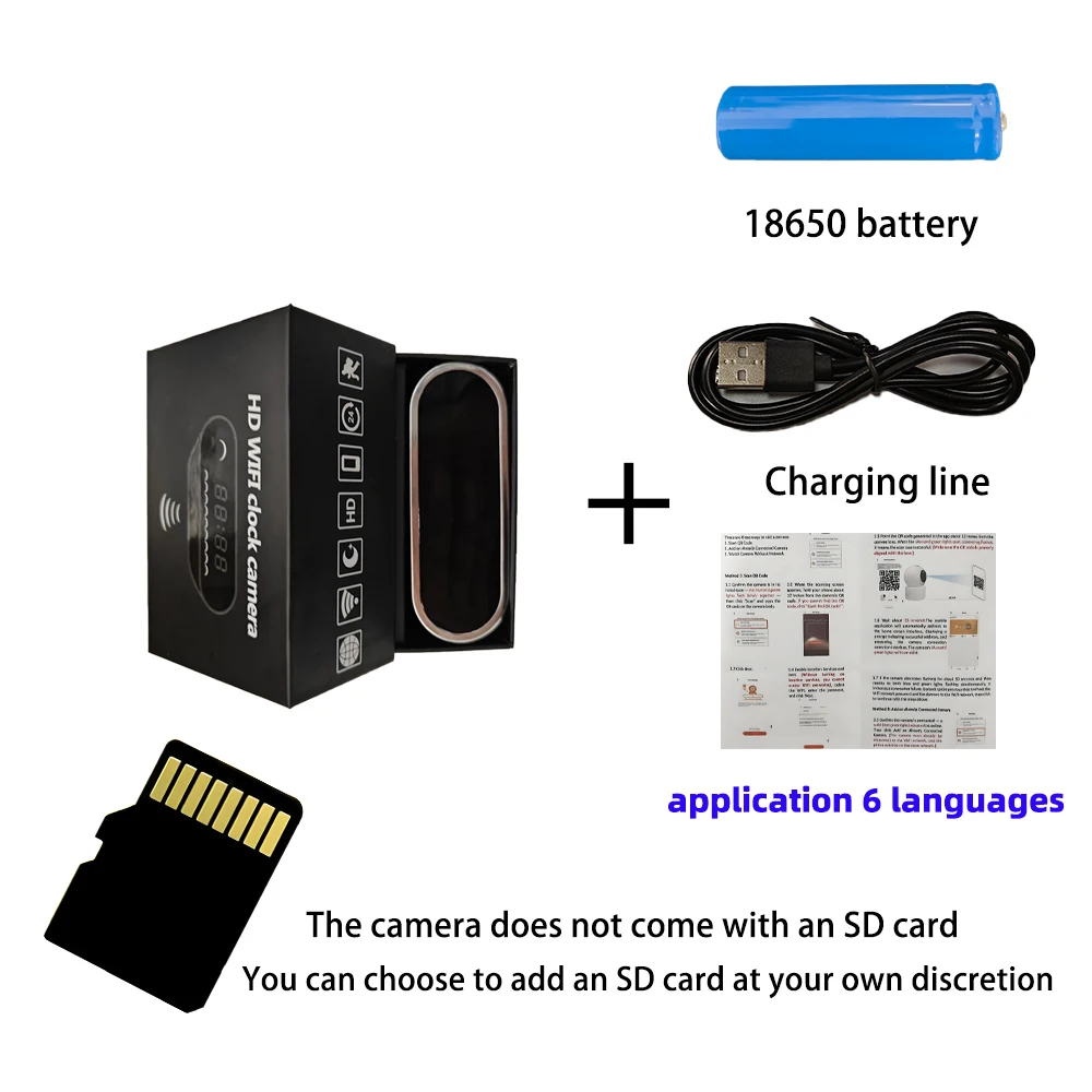 Nieuwe verbeterde versie, 4K FHD minicamera, verbeterde helderheid, infrarood nachtzicht, mobiele detectie, WIFI weergave op afstand