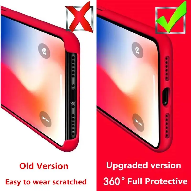 Original Silicone LOGO Phone Case For iPhone 14 Pro XS MAX XR X Official Apple Cover for iPhone 11 12 13 14 Pro Max 13Mini 14Pro