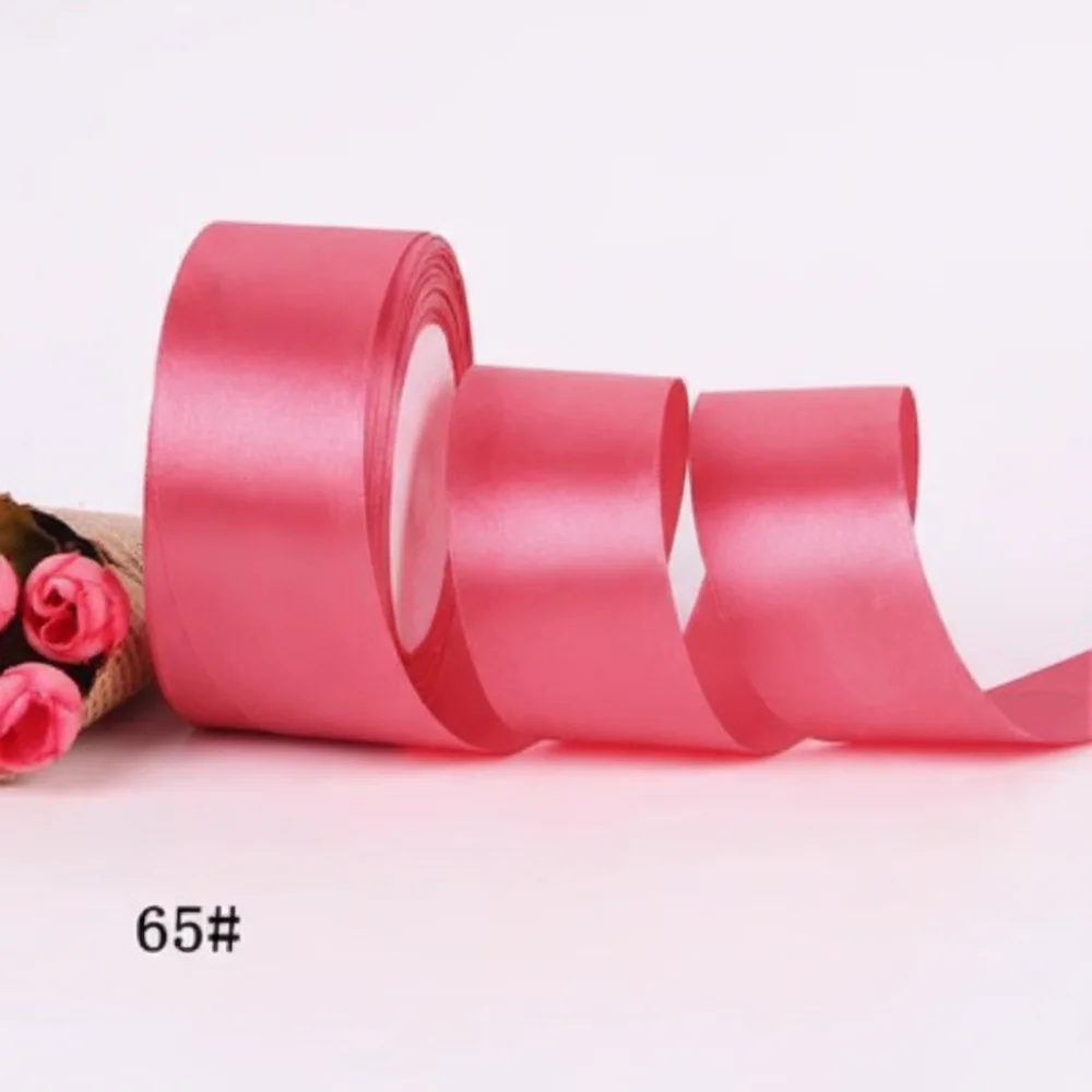 

1Roll 1.5 Inch X 25 Yards Solid Satin Ribbons DIY Gift Wrapping Bridal Bouquets Bouquet Ribbons Shiny Handmade Bows