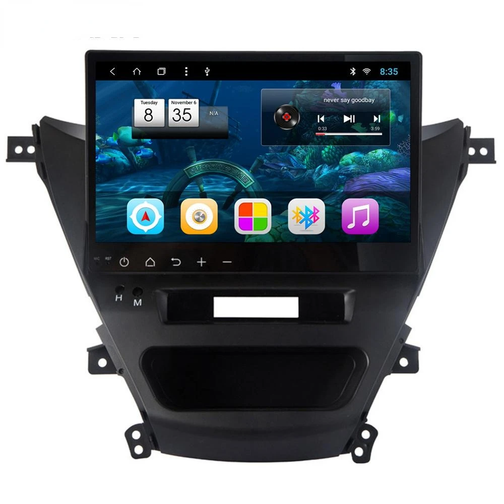 2 Din Car Navigation For Hyundai Elantra 2012 In Dash Android Auto Stereo DVD Player Android GPS Navigation Mirror Link Wifi BT