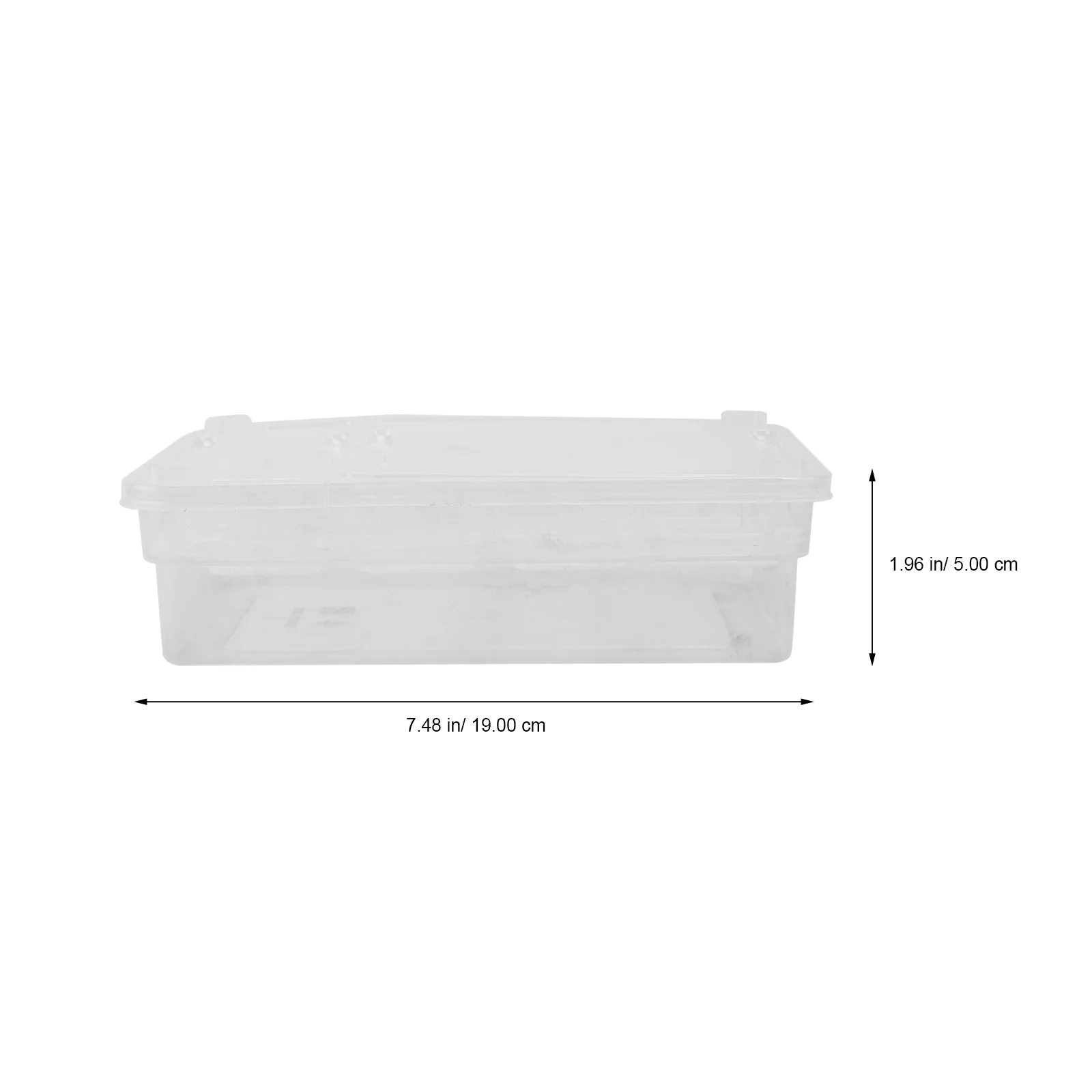 

Reptile Incubation Box Plastic Hatching Container Holds 20 Eggs Transparent Walls Easy Clean Breeding Box Hatching Box,