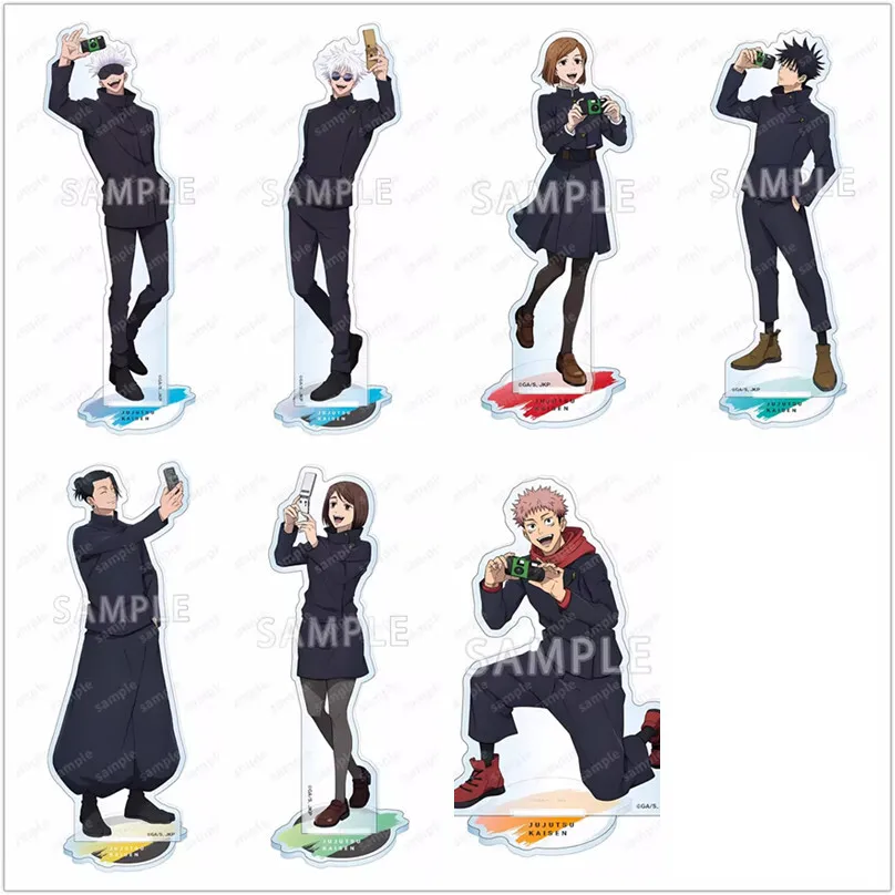 

Anime Kugisaki Nobara Gojo Satoru Ieiri Shoko Geto Suguru Acrylic Stand Doll Game 2 Figure Model Plate Cosplay Toy For Gift