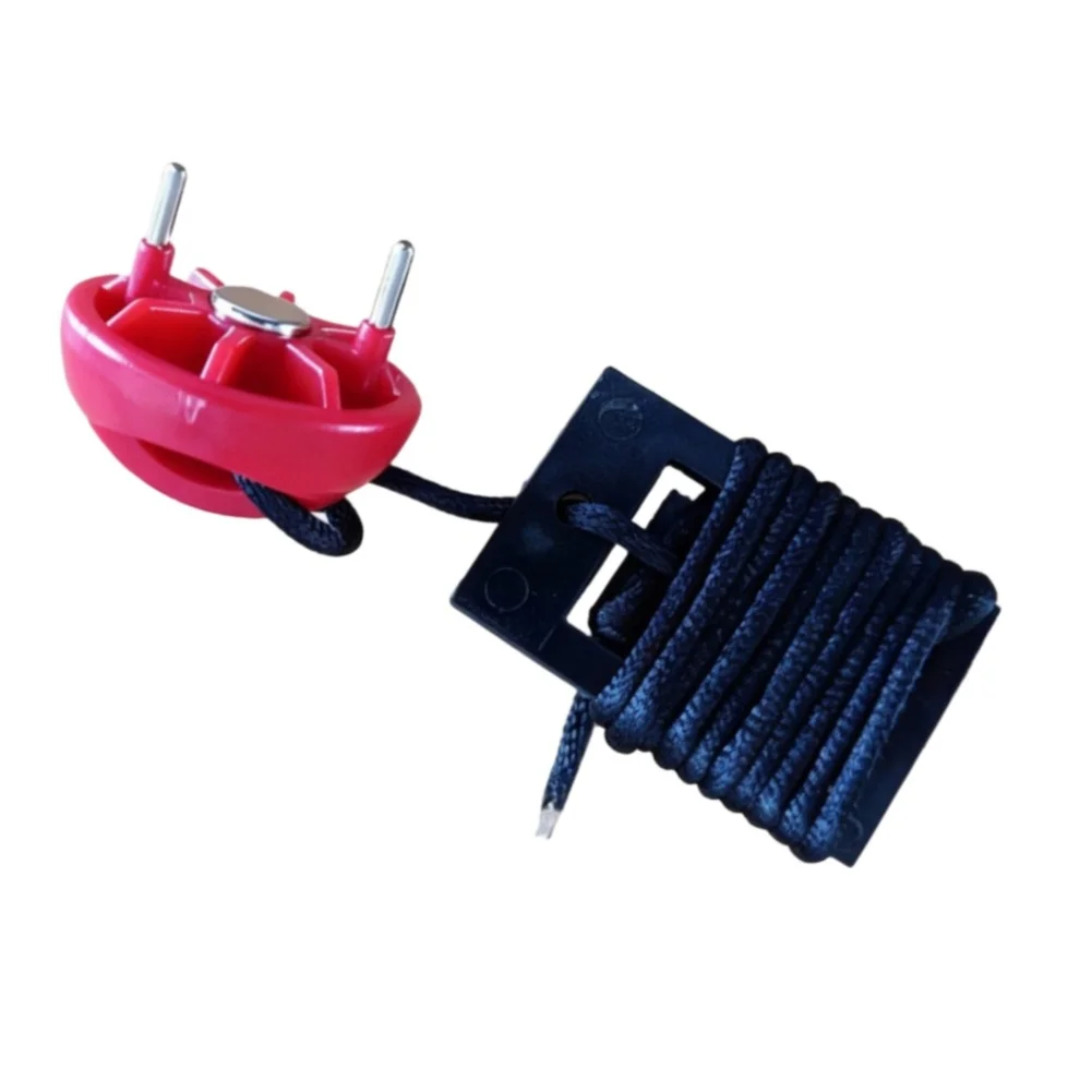2 Pack Treadmill Safety Key Stop Switch Round Socket Insert With 20mm Posts Treadmill Parts Accessories