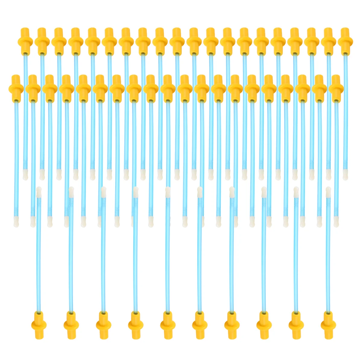 B59A50 Pieces Disposable Artificial Insemination Rods Disposable Breeding Rod Tube Flexible Breeding Catheter Tube for Dog