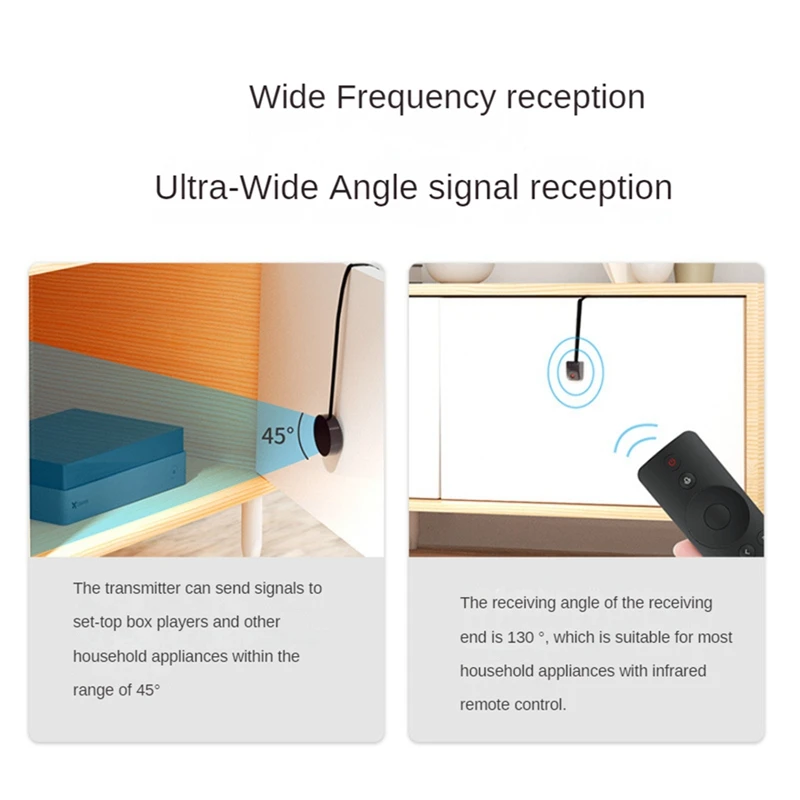 1 Piece IR Remote Control Extender As Shown Plastic Infrared Repeater System Battery Powered IR Extender